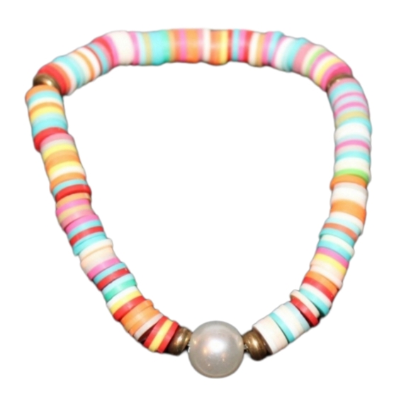 Rainbow Confetti Beaded Bracelet - Picture 11 of 16